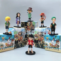 Anime One Piece Blind Box Mystery Box Figure Toys Wholesale Luffy Zoro Sanji Nico Robin Sabo Ace Ornament Decorations Gift