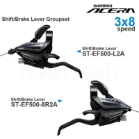 SHIMANO ACERA EF500 3x8v Groupset- EZ FIRE PLUS Shift/Brake Lever - 2-finger lever size - 3x8 Front Speeds Original parts