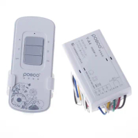POSCO Wireless Remote Control Switch 4 Groups Remote Controller 220V Smart Remote Switch Household Segment Lighting Switch