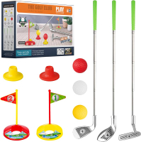 Liberry Toddler Golf Set for 3 4 5 6 Years Old Boys Girls Retractable Kids Golf Clubs Set with Putti
