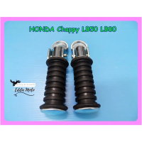 ❋REAR PASSENGER FOOT REST SET \TAIWAN\" Fit For YAMAHA CHAPPY LB50 LB80 // พักเท้าหลัง งานไต้หวัน♞"