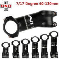 UNO MTB Mountain Bike Setm 31.8mm 7 17 Degrees 60/70/80/90/100/110/120/130mm Ultralight Road Bicycle Handlebar Stem Potencia