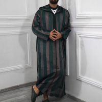 Dubai Pakaian Islam Muslim Lelaki Jubba Thobe Pakaian Abayas Panjang Jubah Arab Musulman Abaya Maghribi Caftan Islam Arab Berpakaian
