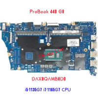 DAX8QAMB8D0 For HP ProBook 440 G8 Laptop Motherboard With Intel CoRe i5-1135G7 i7-1165G7 CPU M21702-601DDR4 100% Tested