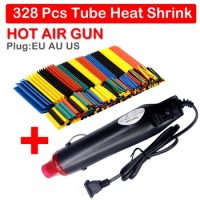 Hot Air Heat Gun 300W Electric Power Temperature Blower Mini Tool Kit for DIY Shrink Tubing Soldering Wrap Plastic Rubber Stamp