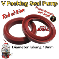 (MERAH) TU26 V PAKING - seal as pompa untuk plunger mesin sprayer semprot hama 2 tak dan 4 tak TNK 7