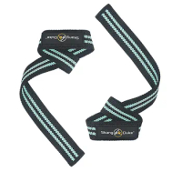 2 Pc Wrist Straps for Weightlifting Lifting Straps Gym Wrist Wraps with Extra Hand Grips Support for Men Women Strength Trainin