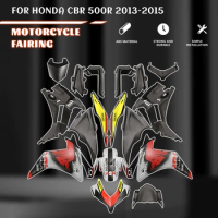 Injection Fairing Kit Fit for Honda CBR500R CBR 500R 2013 2014 2015 Motorcycle Accessories Cbr500 r 13 14 15 REPSOL Frame Parts