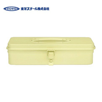 【TOYO BOX】 經典工具箱單層 (大) -粉黃 日本製造原裝進口