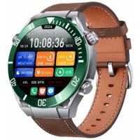 2024 New HK5 HERO Smart Watch Men AMOLED Screen Compass NFC Bluetooth Call GPS Tracker Health Monitoring Smartwatch Music Player
