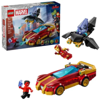 【LEGO 樂高】#76310 SH-鋼鐵人汽車和黑豹大戰紅浩克