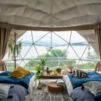 住宿 Glamping Base IZUMO "Lakeside Hot Spring Hotel Kun - Vacation STAY 42019v 出雲
