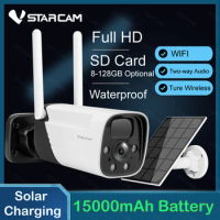 Vstarcam CB11 Wireless Solar Wifi Camera CCTV Security Cam Outdoor HD Audio IP Bulit-in 15000mAh Rechargeable Battery Camera