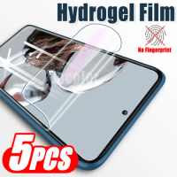 5pcs Full Cover Hydrogel Film For Xiaomi 12 Lite 12T Pro Lit Protection Xiomy 12Lite 12TPro Water Gel Screen Protector Not Glass