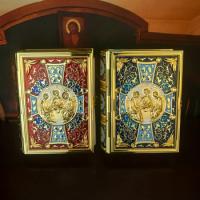 High quality handmade gold-plated Orthodox Bible Gospel cover religious ritual supplies