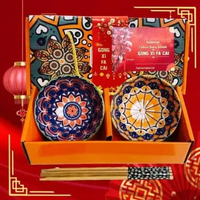 Hampers IMLEK Japanese bowl isi 4 mangkok keramik hadiah souvenir Bohemia 2 Imlek