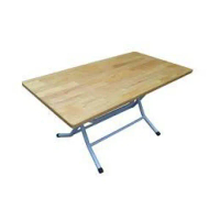 Bàn gỗ cao su  gấp gọn 50x70 cao 50 cm  bền đẹp
