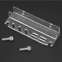 A Boutique  Aquarium Tweezers Scissors Shelf Cleaning Tool Bracket Acrylic Fish Tank Water Plants To