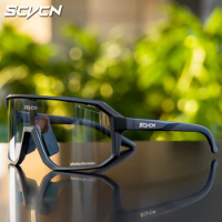 SCVCN Photochromic Cycling Glasses UV400 Cycling Sunglasses Outdoor Bicycle Sunglasses Bike Goggles Sports MTB Ride Eyewear