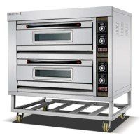 Electric Oven(2-Deck 2-Tray)Baking deck oven,gas/electric fermentation with baking equipment bakery equipment