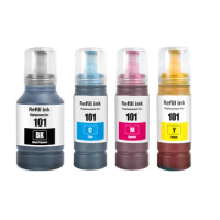 1Set 101 Premium Refill Ink for Epson 101 EcoTank L6260 L6270 L6276 L6290 L14150 Printer