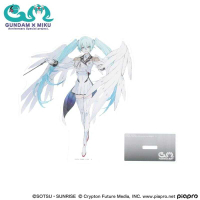■預購■『p-bandai』通販｜ガンダム45周年×初音ミク『Wing Gunda 鋼彈×初音未來』立牌。[0405]
