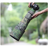 For Canon EF 500mm F4 L IS USM Lens Waterproof Camouflage Coat Rain Cover Protective Sleeve Case Nylon Guns Cloth