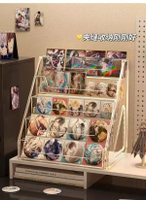 CD碟片子亞克力階梯黑膠唱片納盒光盤光碟磁帶展示輕奢風收納盒