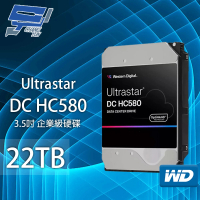 【WD 威騰】昌運監視器 WD Ultrastar DC HC580 22TB 企業級硬碟(WUH722422ALE6L4)