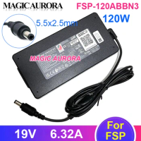 Original FSP FSP-120ABBN3 Power Adapter 19V 6.32A 120W Laptop Charger For Intel NUC10 NUC11 Z2 Air S1 X1 X2 Power Supply Black