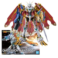 Bandai Genuine Figure Digimon Adventure Figure-rise Standard Amplified Omegamon X-Antibody Collection Model Action Figure Toys