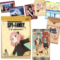 Wholesale SPY X Family Cards Collection Anime Figures Anya Cute Daily Exquisite Rare Limited Edition Card Children Birthday Gift