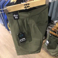 Celana pendek pria billabong original surftrek transport cargo short military