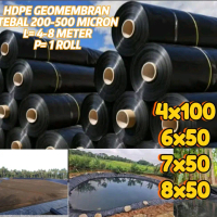 HDPE GEOMEMBRAN 1 ROLL TEBAL 0,2-0,5 ,(200-500 MICRON )