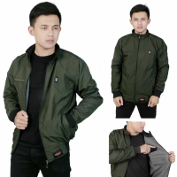 JAKET PARASIT CASUAL SIMPEL JAKET MOTOR PRIA WATERPROOF OUTDOOR OUTFIT TERBARU ORIGINAL RED FLAGS L