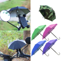 1PC Mobile Phone Holder Motorcycle Bicycle Umbrella Portable Waterproof Cute Craft Umbrella Shield Phone From Rain Sun
