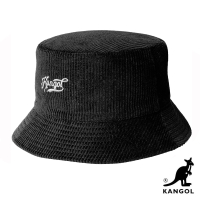 KANGOL VINTAGE 手寫字雙面漁夫帽(黑色)