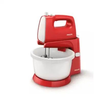 Stand Duduk Mixer Com Philips HR 1559 HR1559 HR-1559 Garansi Resmi Merah,StandMixer+kayu