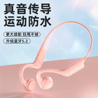 New Sports Bone Conduction Bluetooth Earphones Sound Conduction Listening to Music Without Earplugs 