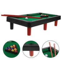 Table Pool Mini Billiard Gamebilliards Table Set Kids Games Desk Miniatureballs For Tables Snooker Ballsmall