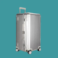 Clear Cover for Rimowa Original Trunk Plus with Zipper Suitcase protector Transparent Case Thicken PVC Not Include Luggage