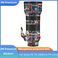 FE 70-200 F4 Decal Skin Vinyl Wrap Film Lens Body Protective Sticker Protector Coat For Sony FE 70-200mm F/4 G OSS SEL70200G