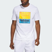 adidas 上衣 男款 短袖上衣 運動 亞規  白 IC1861(S1972)