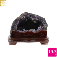【吉祥水晶】巴西紫水晶洞 19.3kg(聚集財水)