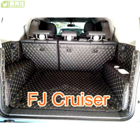 適用 Toyota FJ Cruiser 專用汽車皮革全包圍後廂墊 後行李箱墊