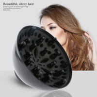 Black Hair Dryer Diffuser Hairdressing Tool Hair Dryer Cover For Diameter 4.3-4.5cm Naturally Wavy Curly Dryer Accessories