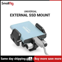 SmallRig SSD Mount Universal Holder for External SSD like for Samsung T5 SSD for Angelbird SSD2go PKT Glyph Atom SSD