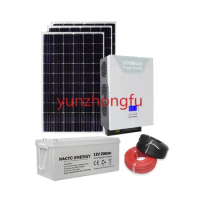 1000w Portable Power Station Solar Systems Off Grid Hybrid 3KW 5KW Generator 3000w Paneles Solares 10000 W X77
