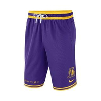 【NIKE 耐吉】短褲 男款 球褲 運動短褲 湖人隊 NBA AS LAL M NK DF DNA SHORT TEAM 紫 DH9176-504