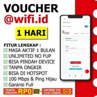 Wifi id 1 Hari Unlimited 100 Mbps Bergaransi